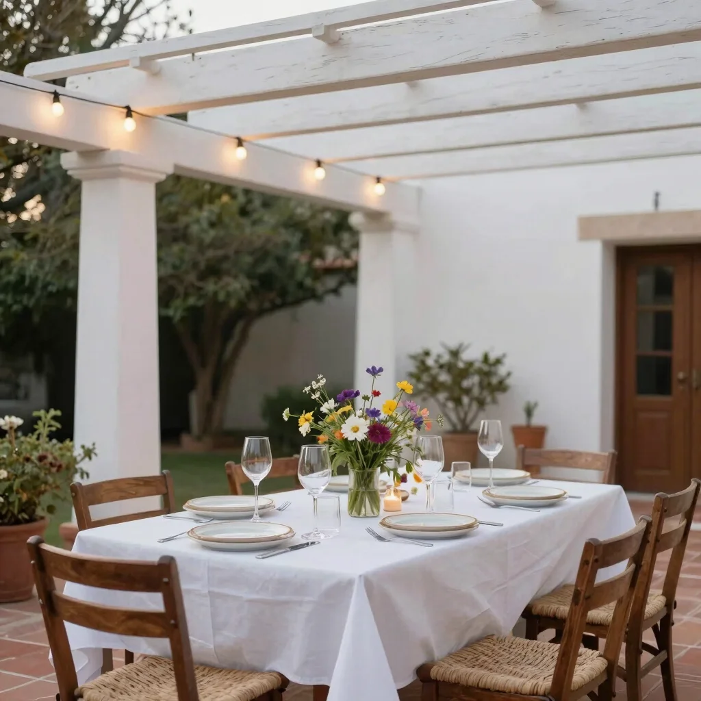 Cena Privada Bajo el Porche de Terracota